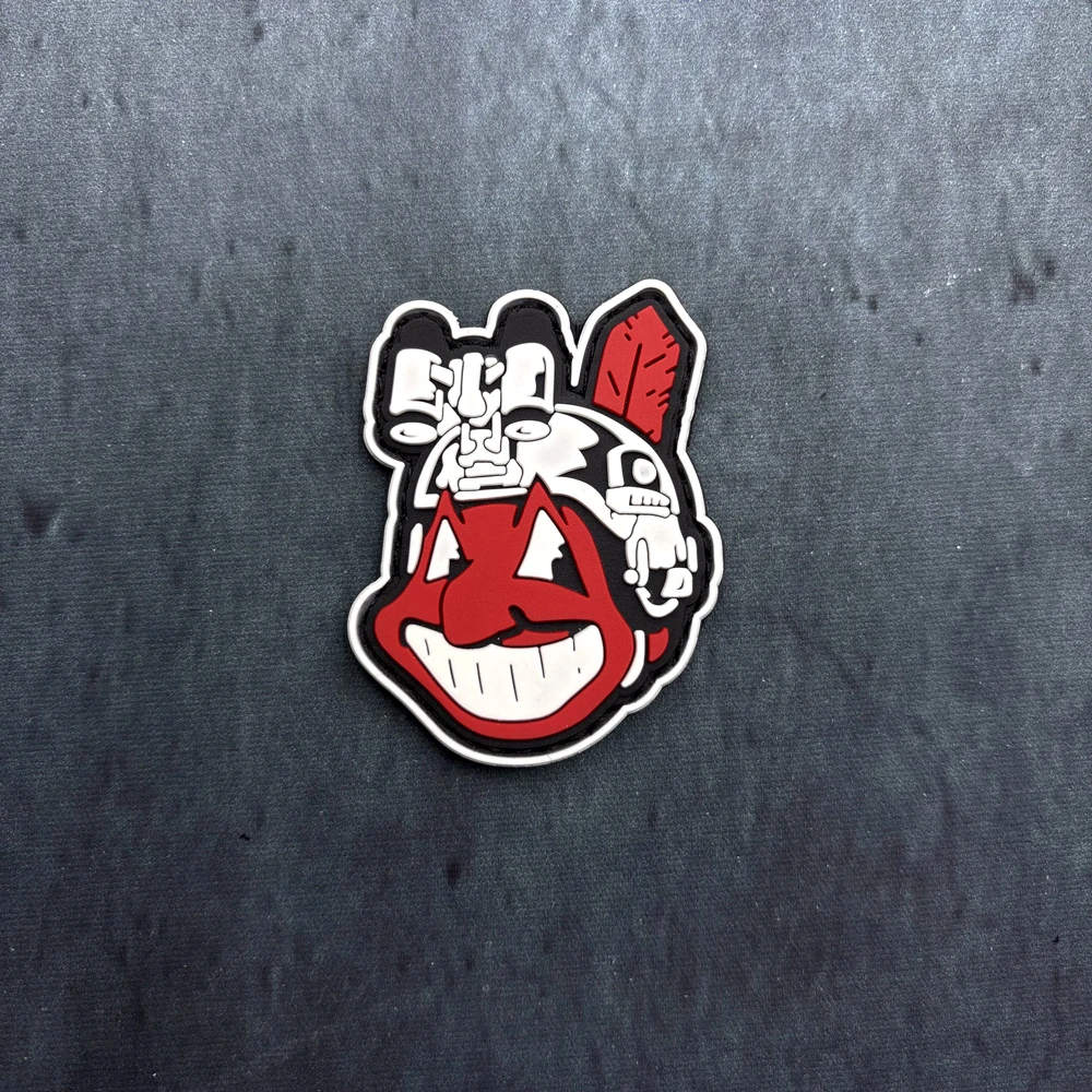 

One Pattern Pvc Patch Tactical Vest/Sling Badge Sticker Patch Pvc, with Glow-In-The-Dark Effect, Hook-And-Loop Backing Morale Patch Backpack Patch Clothing Patch Soft Rubber