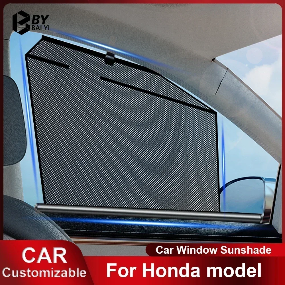 

Customizable Car Sunshade For Honda CRV Civic Odyssey FREED Side Windows Automatic Retractable Sun Visor Other Car Accessories