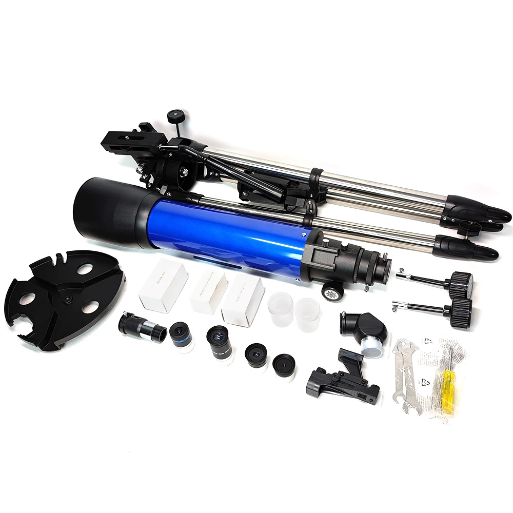 102mm Astronomical Refractor Telescope with Tripod & Finder Scope Portable Telescope Gift for Kids view 4