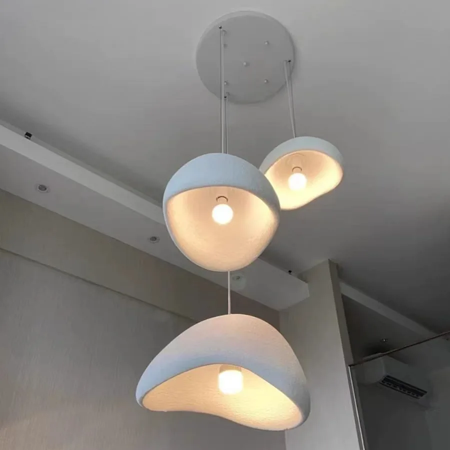 

Minimalism Wabi Sabi LED Pendant Lights for Living Dining Room Restaurant Loft Decor Hanging Chandelier Art Suspension Luminaire