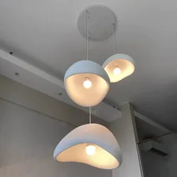 Minimalism Wabi Sabi LED Pendant Lights for Living Dining Room Restaurant Loft Decor Hanging Chandelier Art Suspension Luminaire