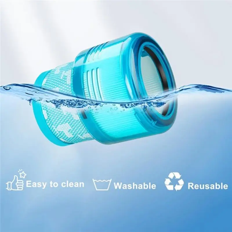 B98A 6 Pack Washable Filter Replacement for Dyson Gen5 Detect Gen5 Outsize Vacuum Cleaner Reusable Cartridge