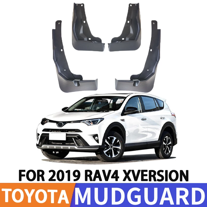 For 2019 Toyota RAV4 Fashion X Car Tire Fender Splash Guard Front and Rear Wheel Fenders