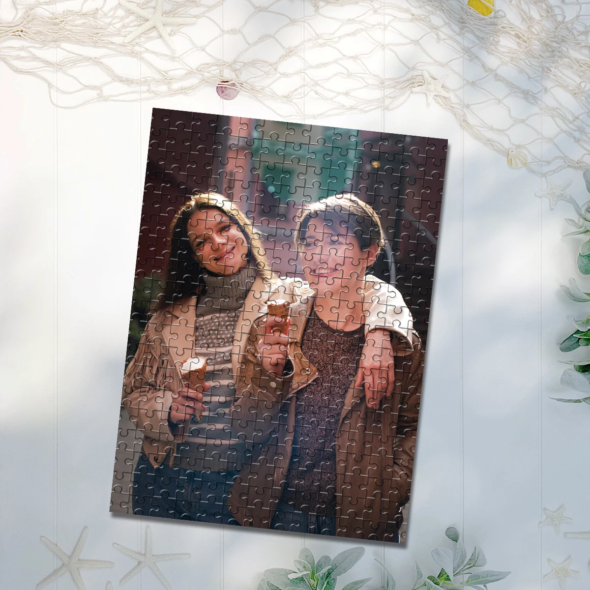35/300/500/1000pcs Personalized Custom Photo Puzzle couple photos Father's Day Back To School Halloween Christmas New Year