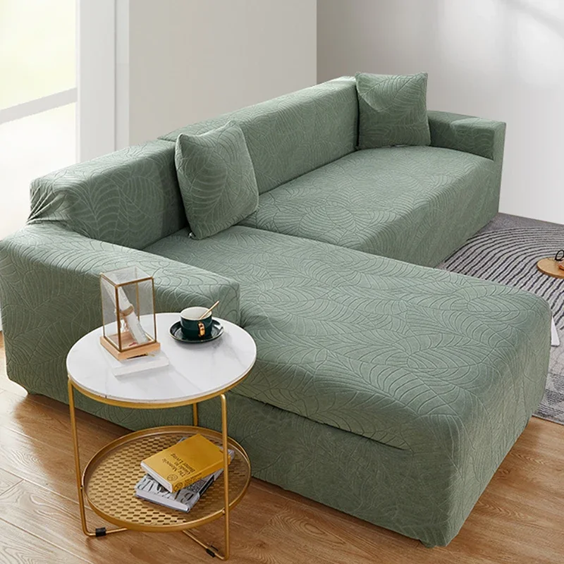 Sofa Covers For Living Room Waterproof Sofa Couch Armchair Cover Protector L Shaped Corner Jacquard Slipcovers 1/2/3/4 Seater