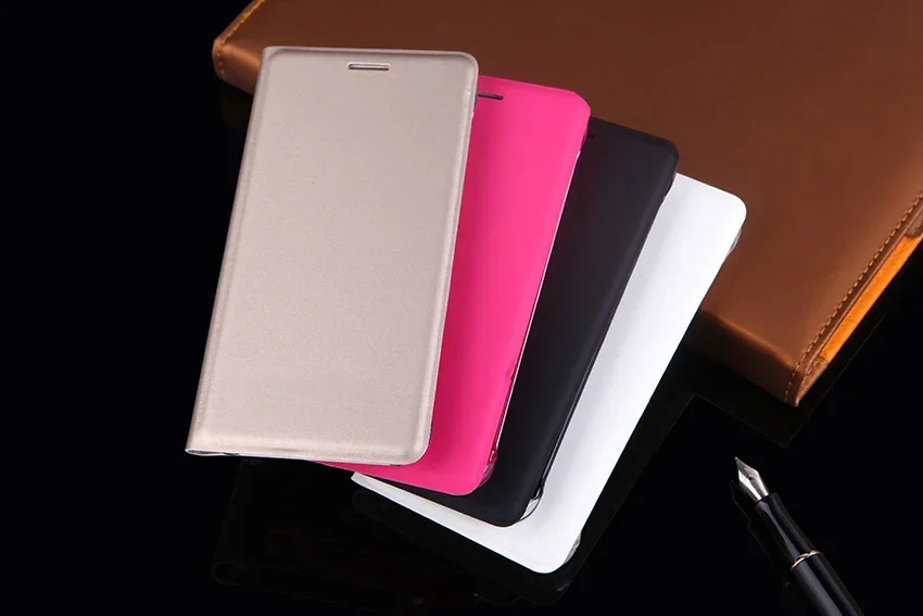 Slim Flip Cover Wallet PU Leather Case For Samsung Galaxy J3 2016 J320 J320F J320H J300 Mask With Card Holder Phone Sleeve Bag view 6