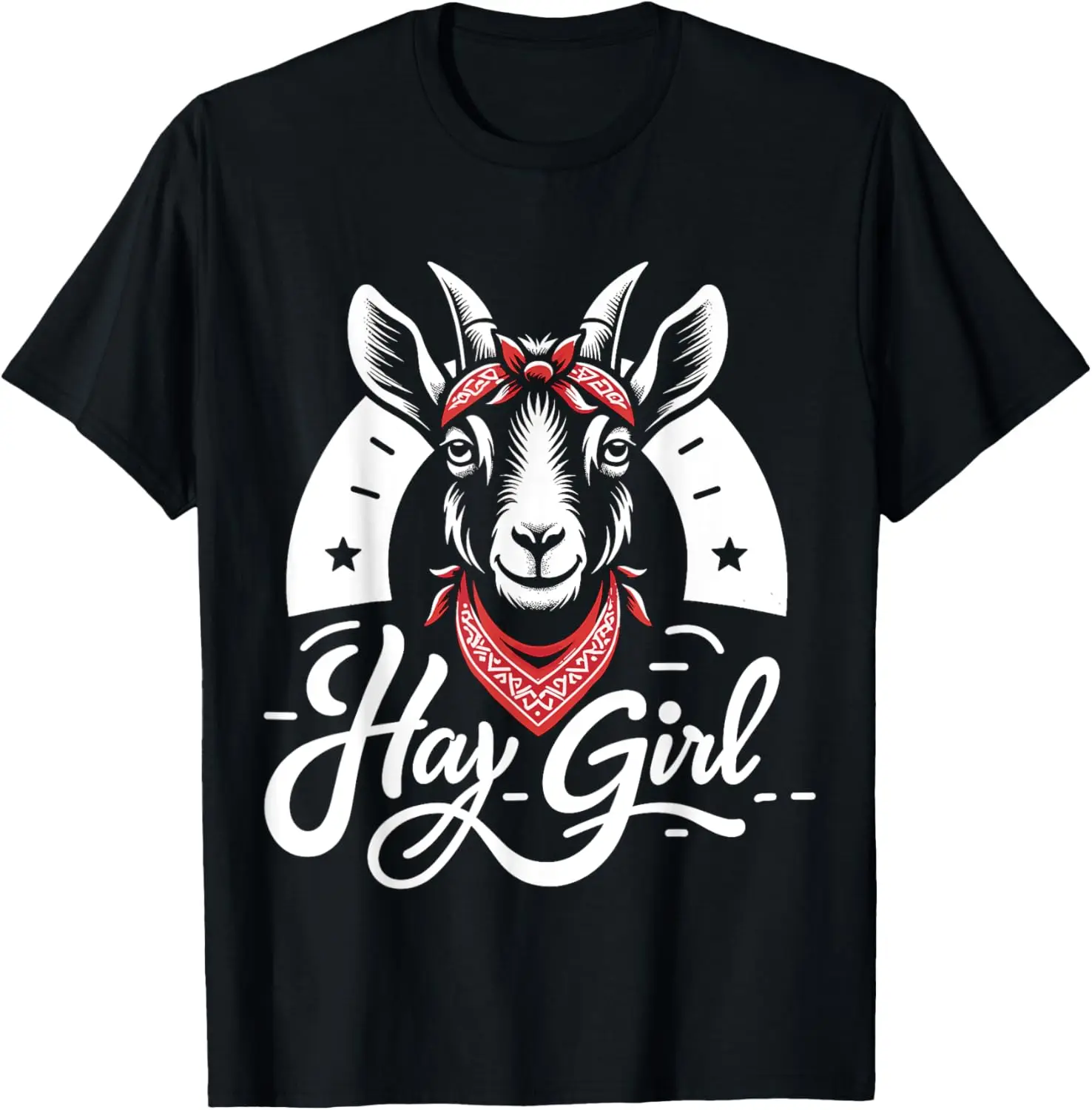 

Hay Girl Goat Farm Girl Rancher T-Shirt