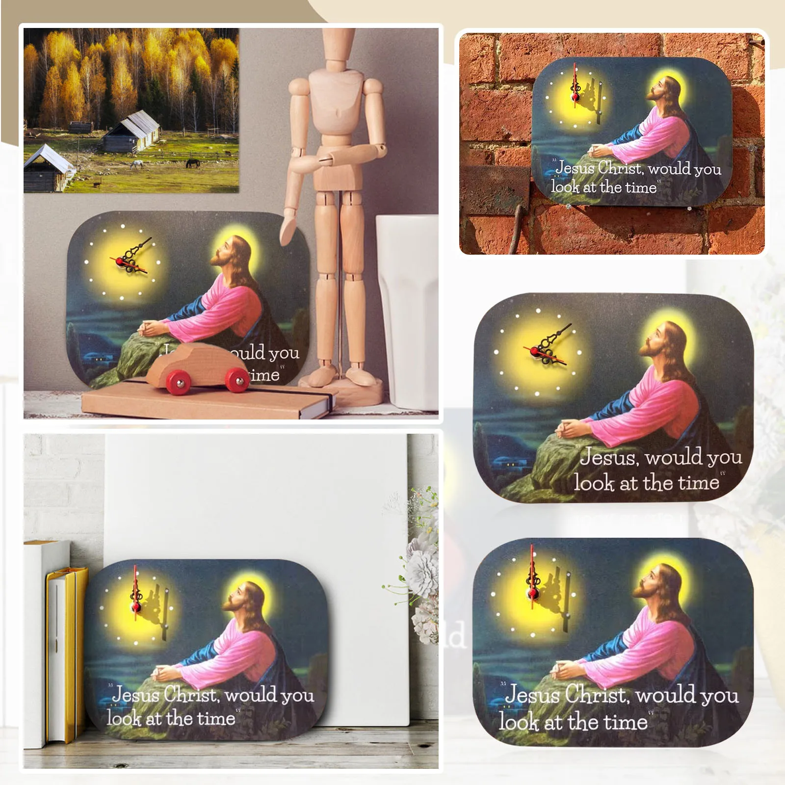 Jesus Funny Wall Cl…