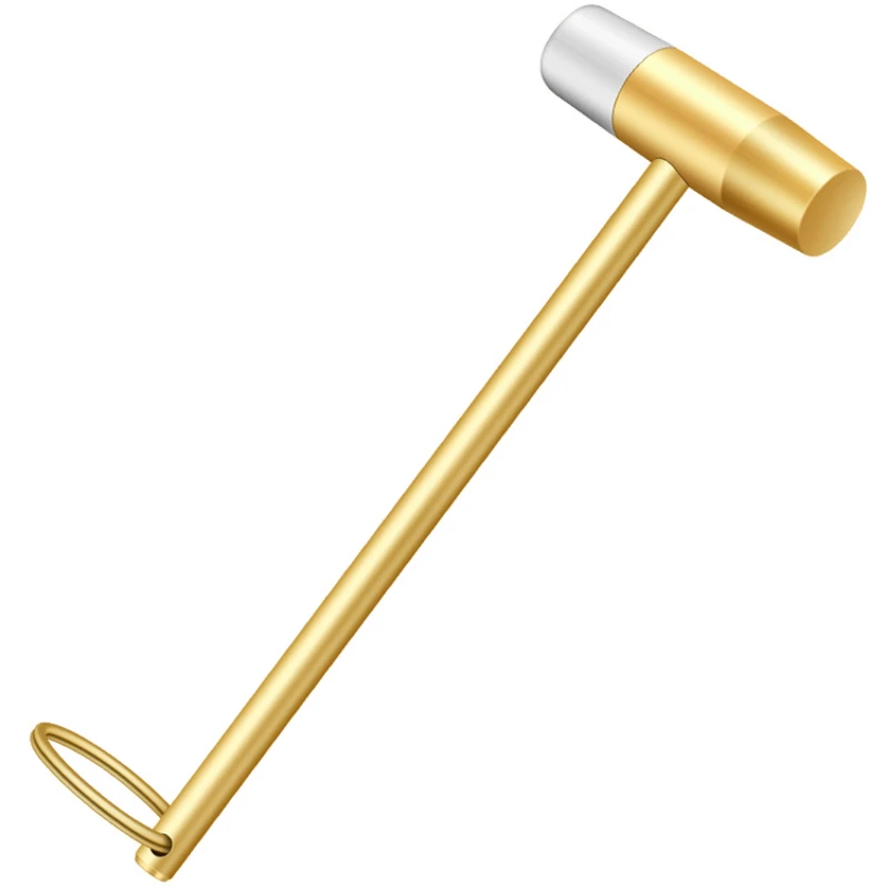 

~ Молоток из чистой меди Взрывозащищенный Магнитный бескровой молоток Ремонт часов Ручной монтажный инструмент