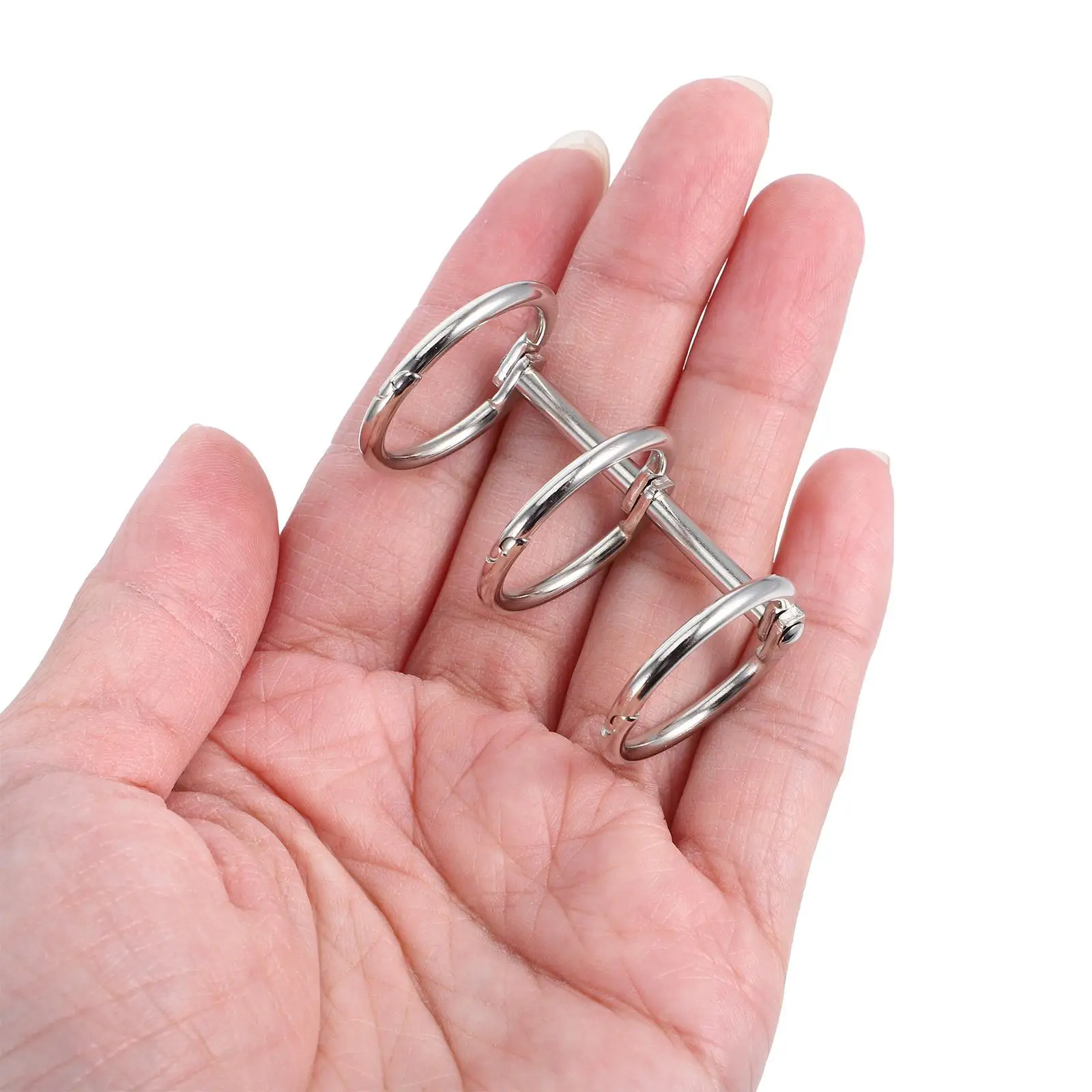 10 Eisen 3 Ringbuch Ringe Kalender Bindung Karte Ringe Buch Binder Lose Blatt Flash Halter DIY Projekte