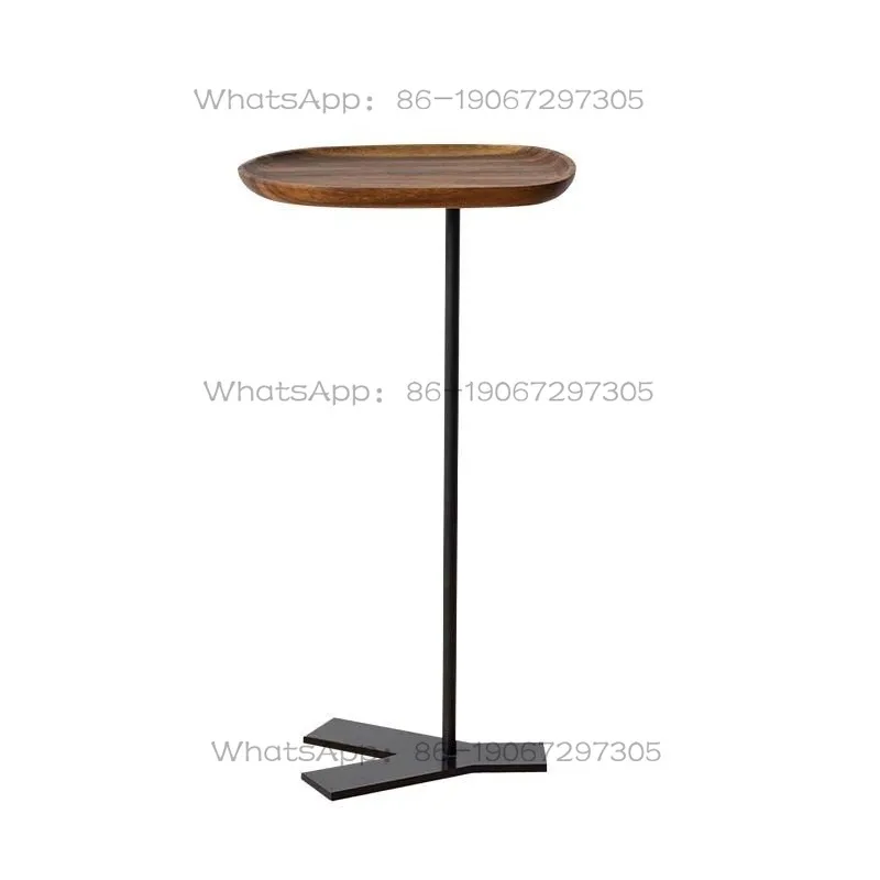 20Cm Coffee Table Movable Solid Wood Bedside Small Table