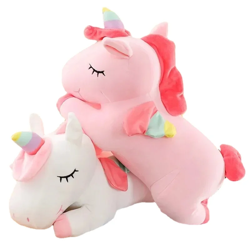 

30/35cm Cute Unicorn Plush Toys Stuffed Throw Pillow Pink Sleep Cushion Unicorn Animal Dolls Toys Children Girl Birthday Gift