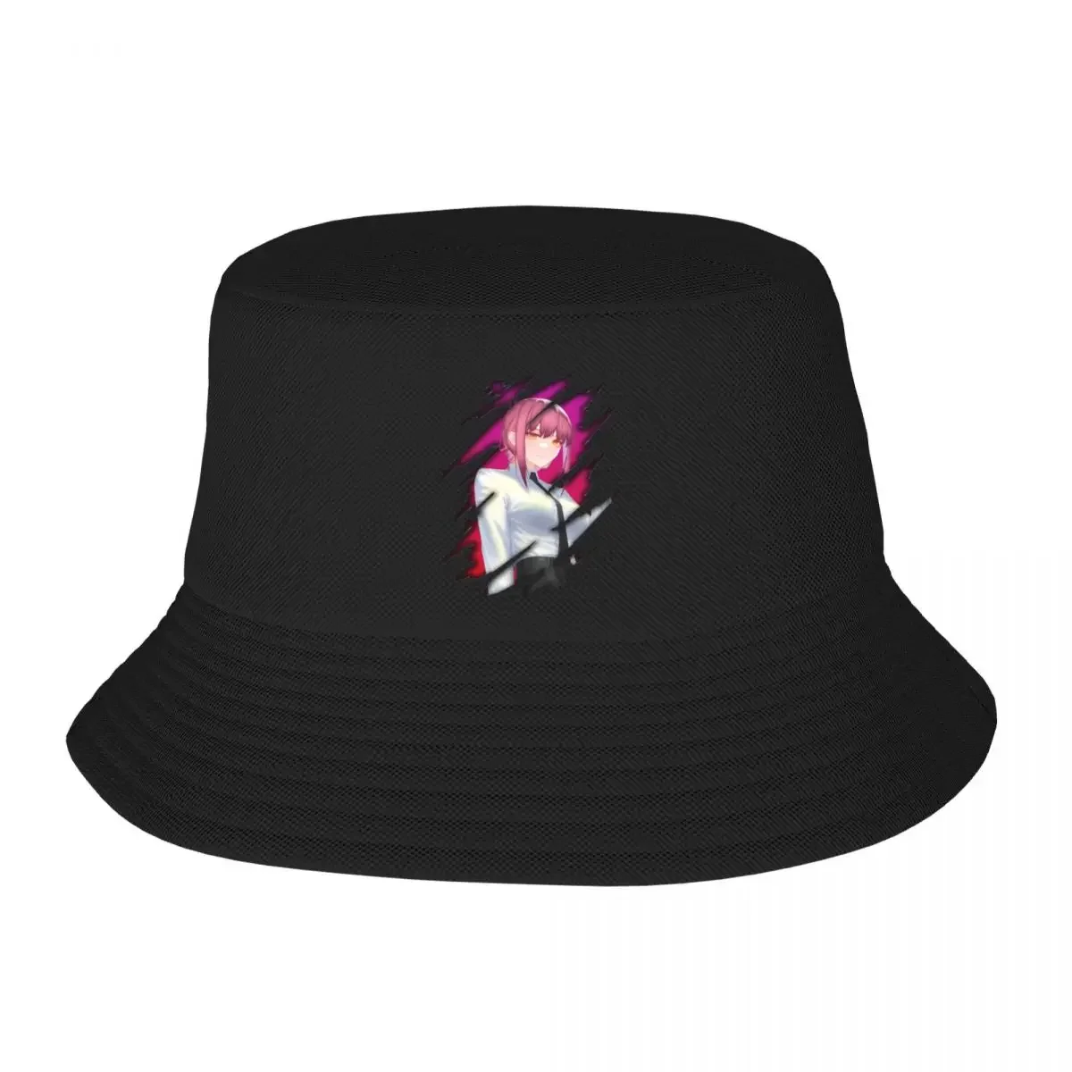 

makima scratches ANIME CARTOON MANGA GIFT Bucket Hat Dropshipping foam party Hat Baseball Men Women's