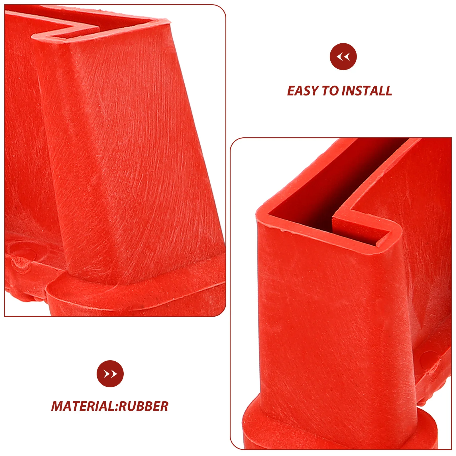 

4Pcs Ladder Feet Pads Non-Slip Replacement Mats for Tile Carpet Protection Replacement Ladder Covers