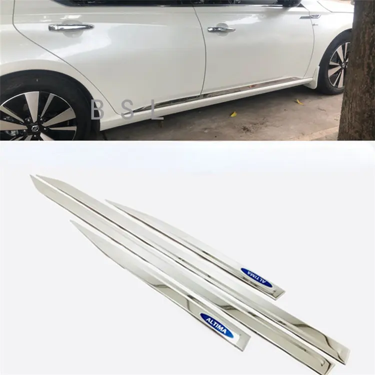 

Car styling ABS Chrome Car Side Door Body Molding Cover Trim For Nissan Altima ( Teana ) Facelift 2019