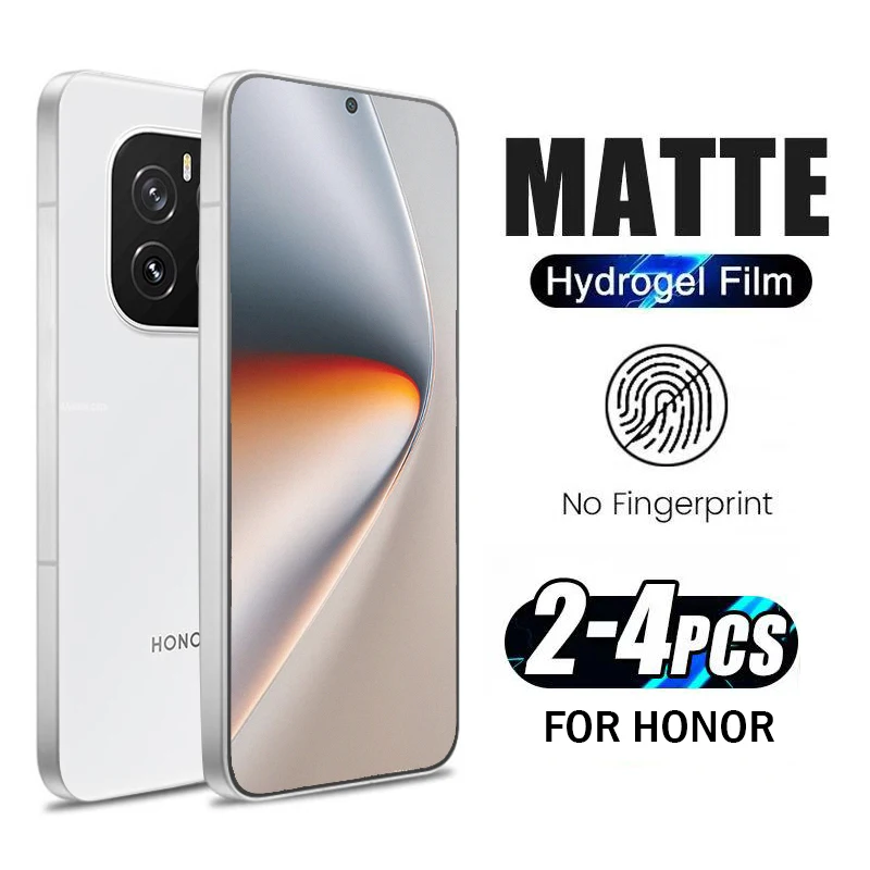 

2-4 шт., матовая гидрогелевая пленка против отпечатков пальцев для Honor GT Pro X60 X40 GT X6c X7c X8c X8b X7b X6b X5b Plus, защитные пленки для экрана
