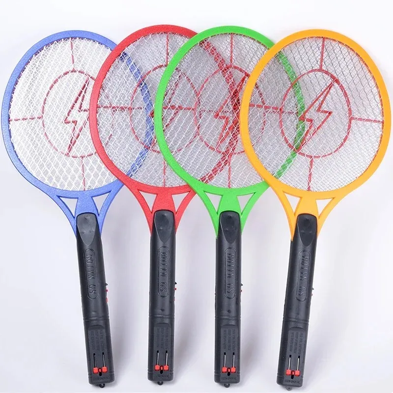 1PCS Rechargeable Electric Mosquito Killer Flat Insertion Insect Repellent with Large Surface Convenient Clap Lightning Net for