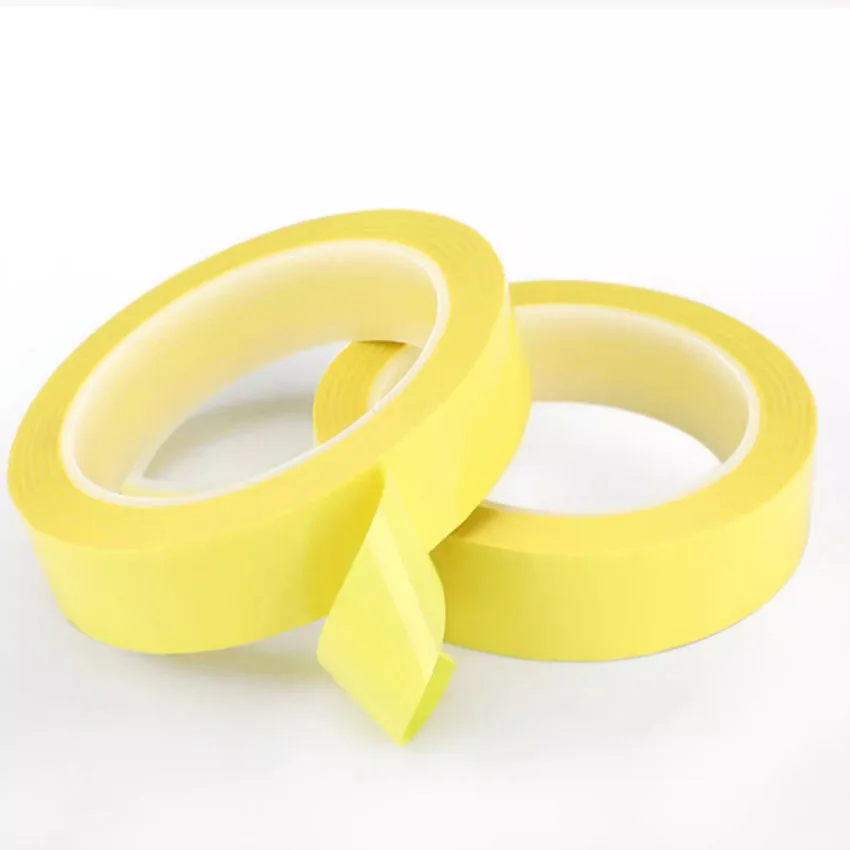 66Meters/roll, 3mm~20mm Wide Adhesive Insulation Mylar Tape for Transformer, Motor, Capacitor, Coil Wrap, Anti-Flame Yellow