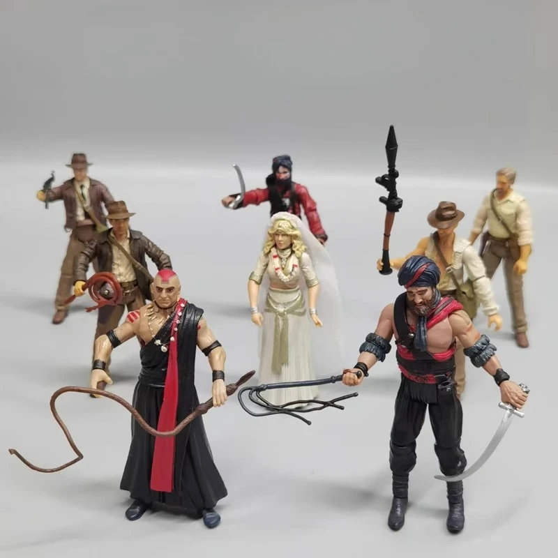 Genuine Bulk Indiana Jones 3.75-Inch Action Figure PVC Model