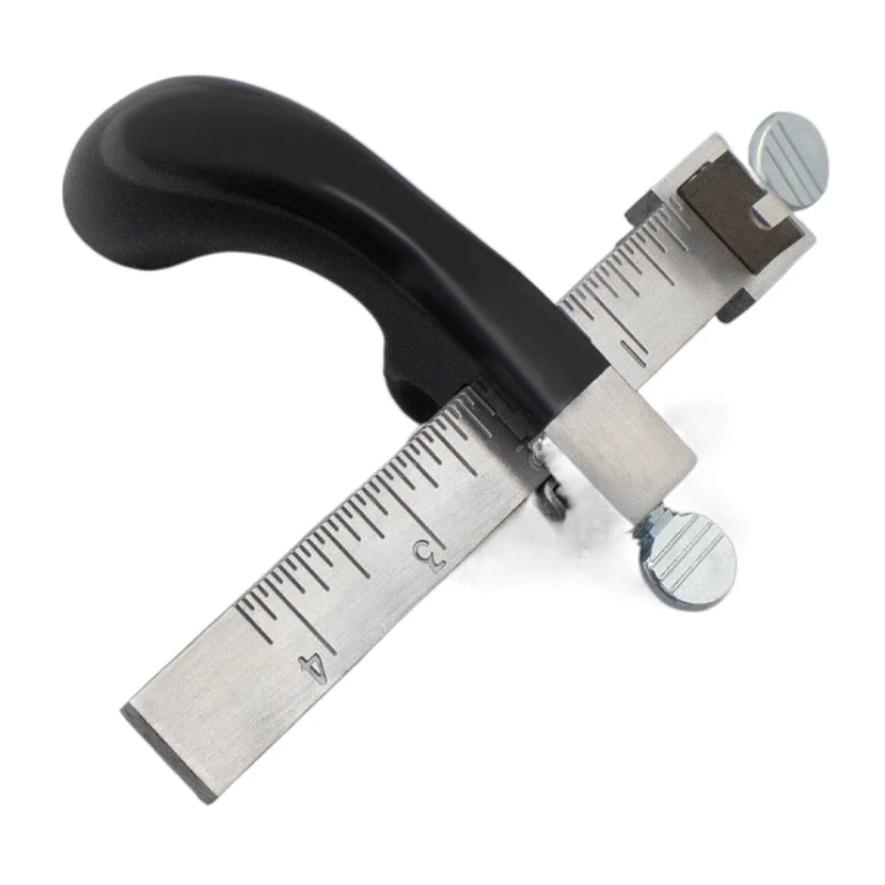 

Professional Sharp Leather Strap Rope Belt Cutter Gauge Adjustable Leather Cutter Divider Diy Handmade Cutting Knife Craft Tool