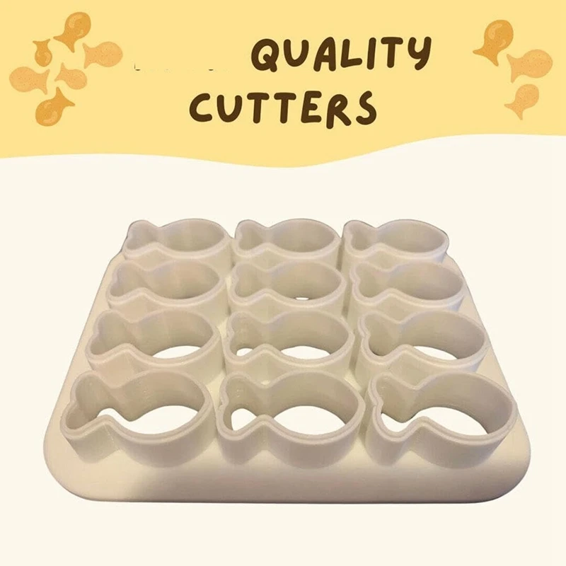 1 PCS Mini Tiny Goldfish Fish Cracker Cookie Cutter Mold Baked Shaped Maker For Kids Mini Gluten Free DIY Durable Easy To Use