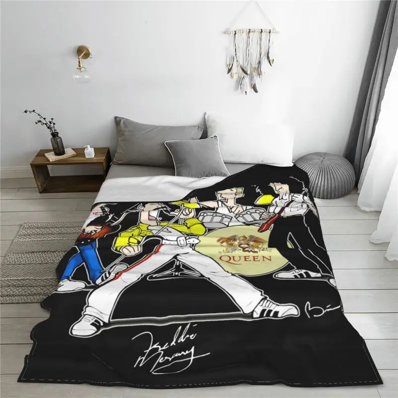 Queen Freddie Mercury Blanket Home Bedroom Nap Blanket Sofa Dedicated Sofa Decorative