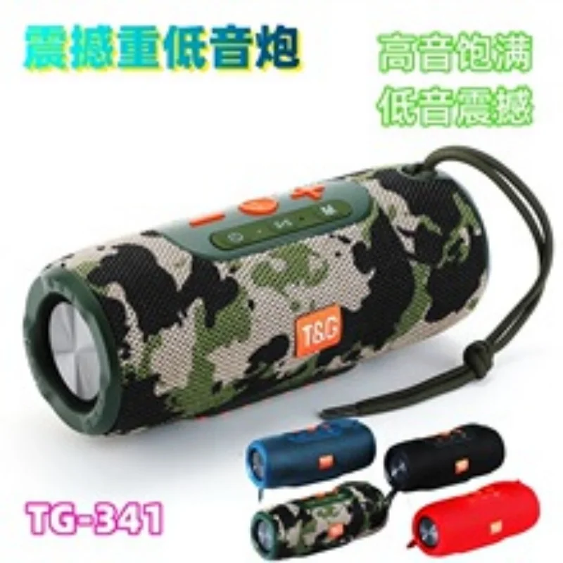 

Новый TG341 Bluetooth-динамик, креативный подарок, портативный водонепроницаемый портативный динамик с вставкой карт, USB-диск, автомобильный сабвуфер, голосовой вызов
