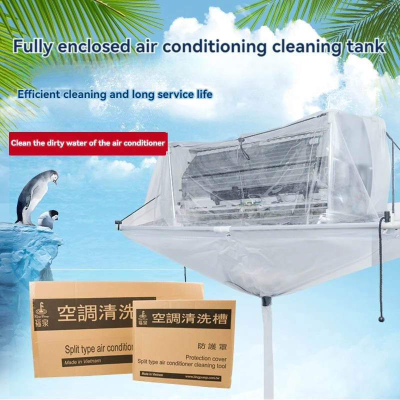 WAP01 Split Type Air Conditioner Cleaning Tool Wall Mounted Air Conditioning Cleaner Ceiling Washing Tool view 3