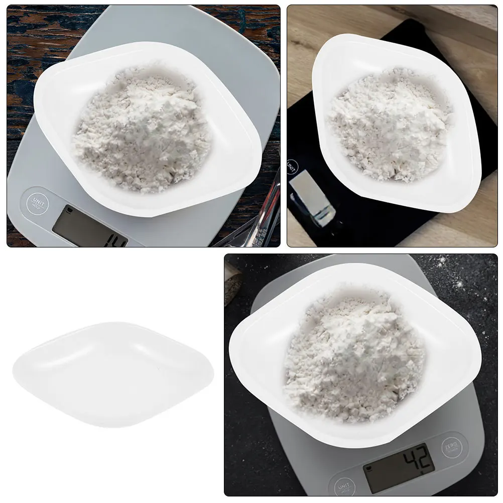 

10Pcs Rhombus Weighing Boats Sturdy Smooth Surface Portable Sample Weighing Trays Laboratory Equipment Pans Weigh Boats