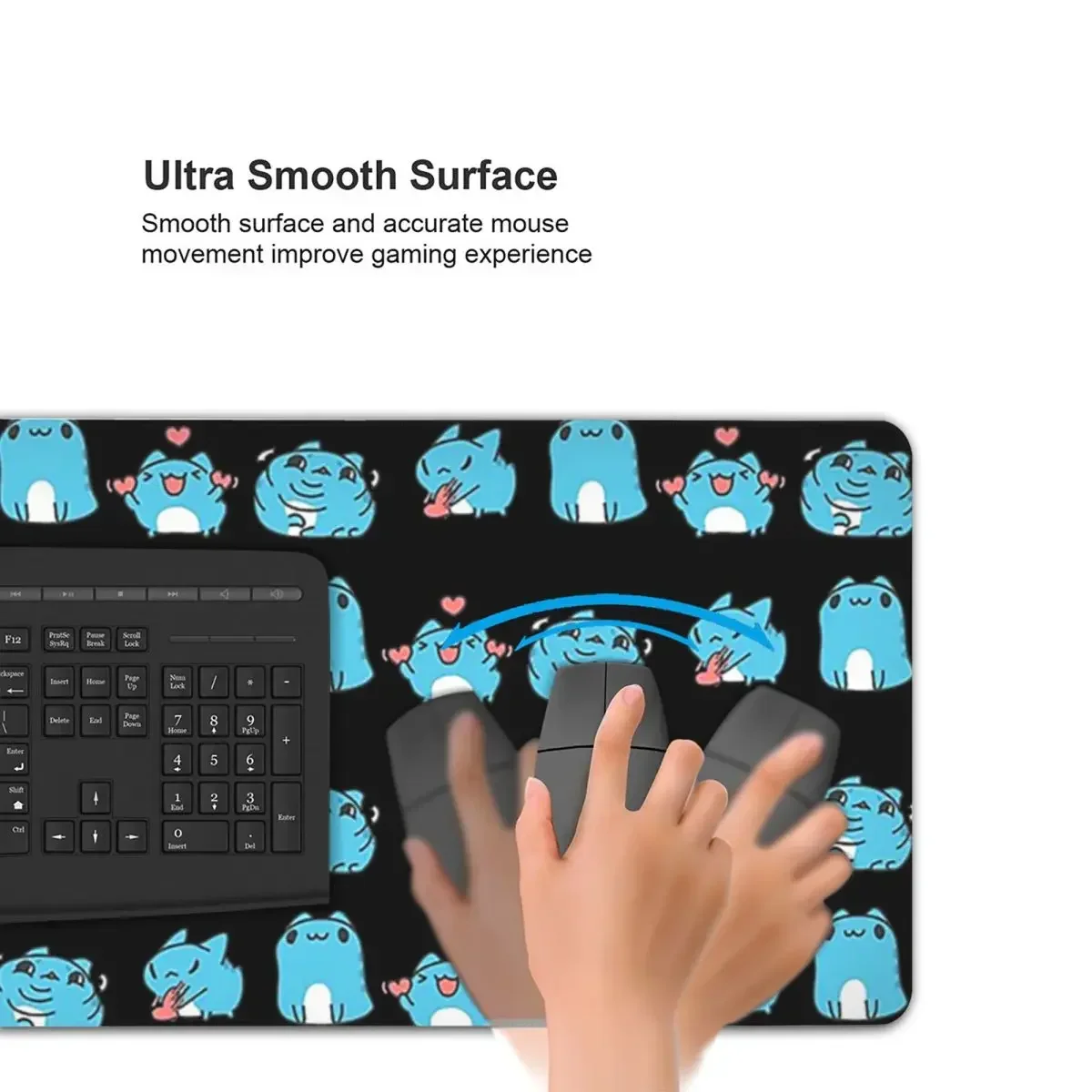 Bugcat Capoo большой коврик для мыши компьютерная клавиатура коврик для мыши игровой ПК коврик для ноутбука офисные аксессуары коврики для стола