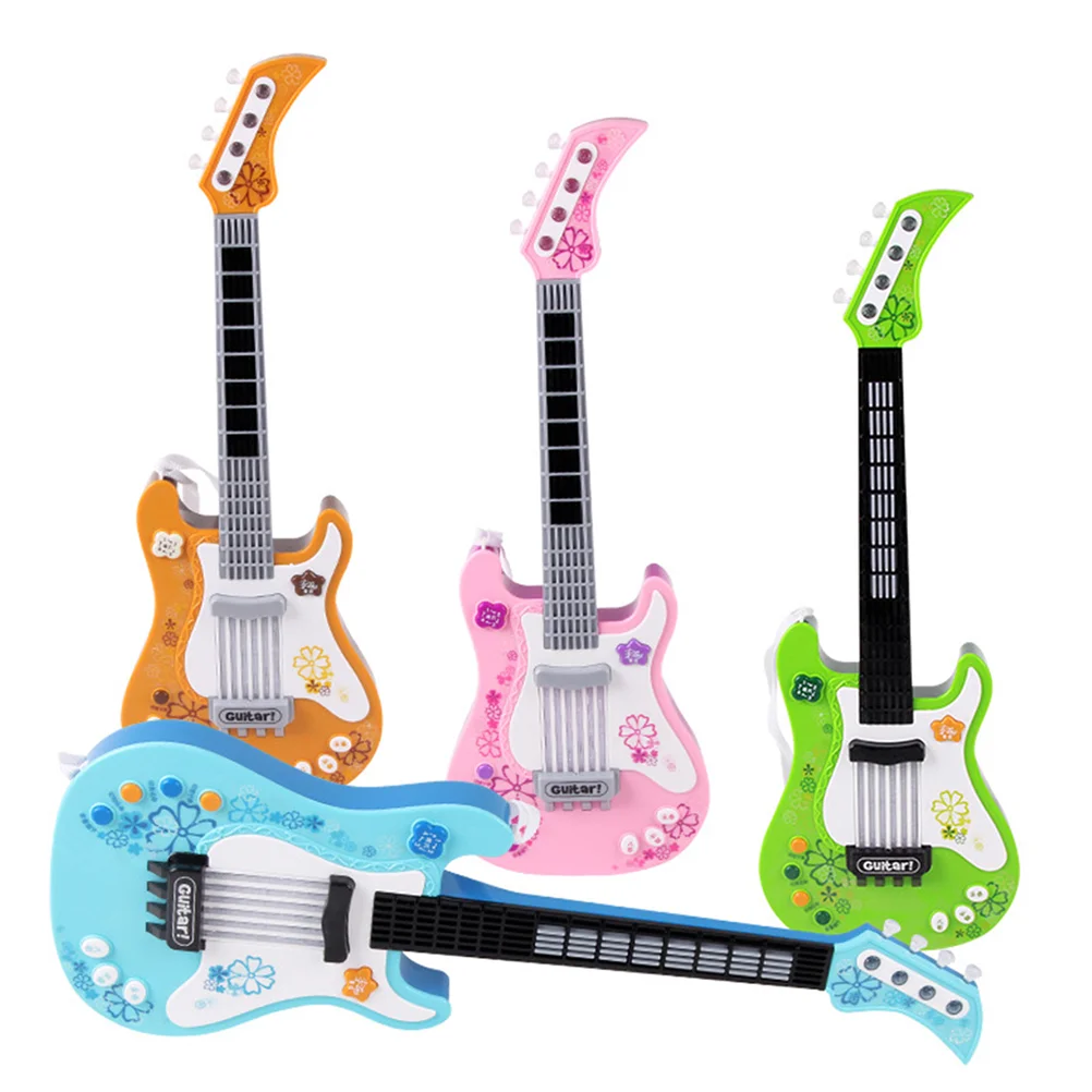 Children's Toys Musical Instruments for Kids Rock and Roll Simulation Bass Player Guitar Toddler