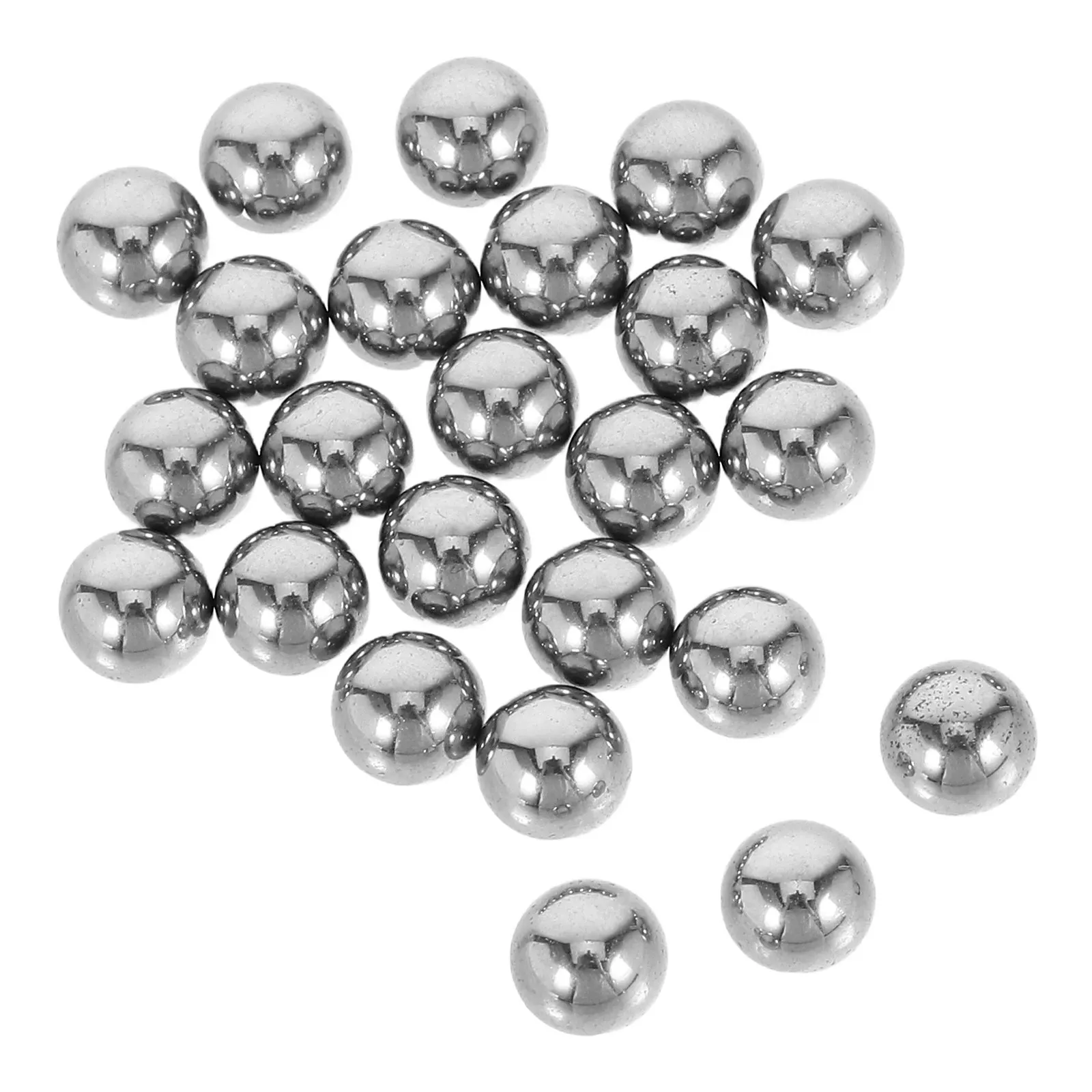 24Pcs Stainless Steel Bearing Balls Corrosion Resistant Precision Steel Balls Reduced Friction for Bicycle Automotive Paint