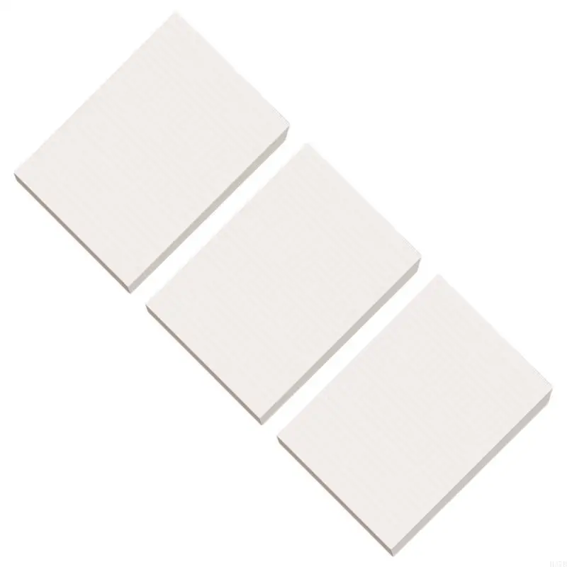 H37B 3 PCs Schreibkissen Set leere Notizpolster Draft Paper Graphing Pad Berechnungskissen