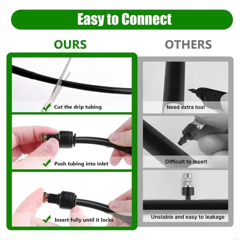 20pcs Rotating Jet Sprinklers Double Outlet Rocker Nozzles Male thread Garden Agriculture Irrigation Sprinklers JOMD