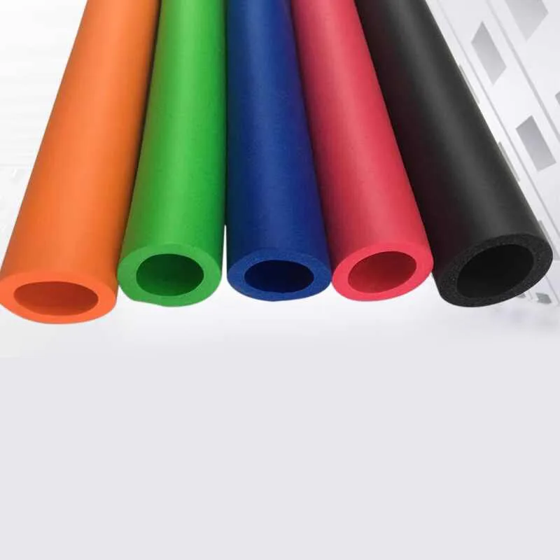1M Colorful Rubber NBR Sponge Foamed Insulation Pipe Fitness Equipment Mechanical Handlebar Anti-collision Foam Cotton Sleeve