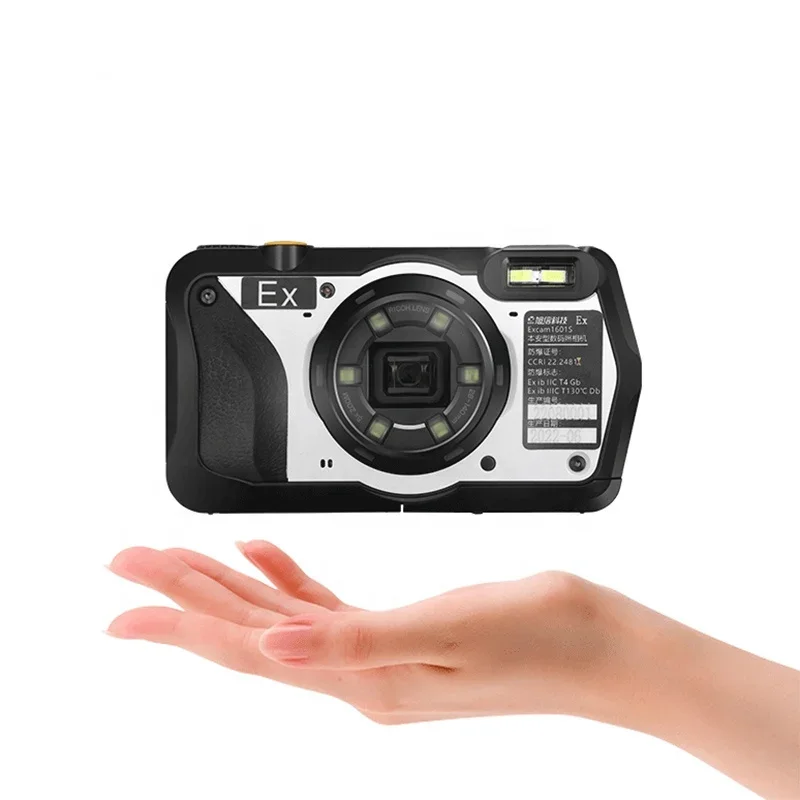 กล้องดิจิตอล Excam1601S ปลอดภัยในตัว พร้อมระดับการป้องกัน IP68 กล้องแบบพกพาป้องกันการระเบิด