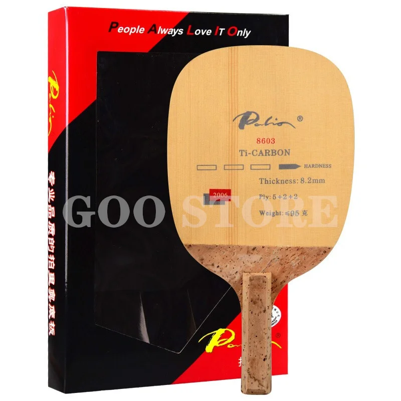 PALIO 8603 Carbon Titanium Table Tennis Blade Racket JS Japanese Penhold Fast Attack Original PALIO Ping Pong Bat Paddle