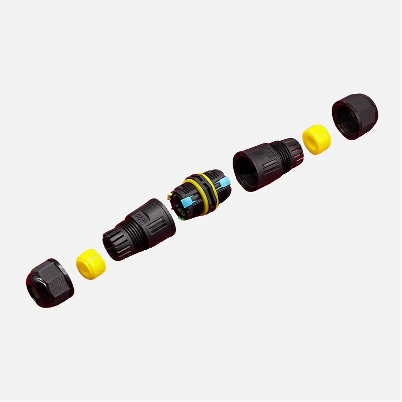 Electrical Cable Connector M20 IP68 Waterproof Inline Wire Connector Screwless Push In Cable Splice for Outdoor LED Lighting