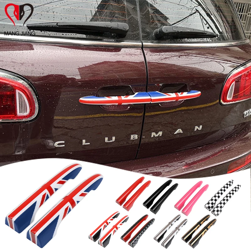 Tailgate Handle Cover Union Jack Style For Mini Cooper Clubman F54 R55, Perfect Fit Anti‑Scratch ABS Exterior Car Accessories
