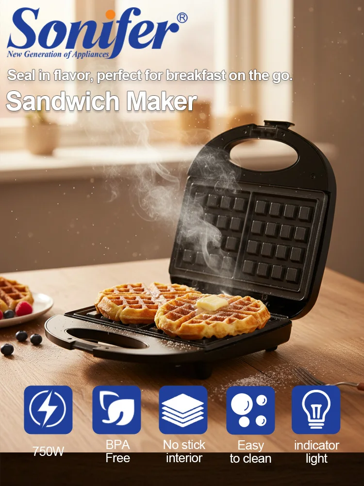 maquina-de-waffle-eletrica-sonifer-sf-6043-750w-com-placa-dupla-antiaderente-e-controle-de-temperatura-para-cozinha-domestica