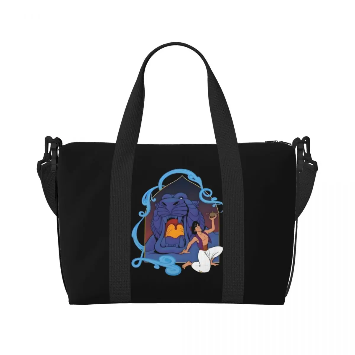 

Женская большая сумка Aladdin на заказ, большая вместительная музыкальная фэнтезийная пленка, тренажерный зал, пляжные дорожные сумки