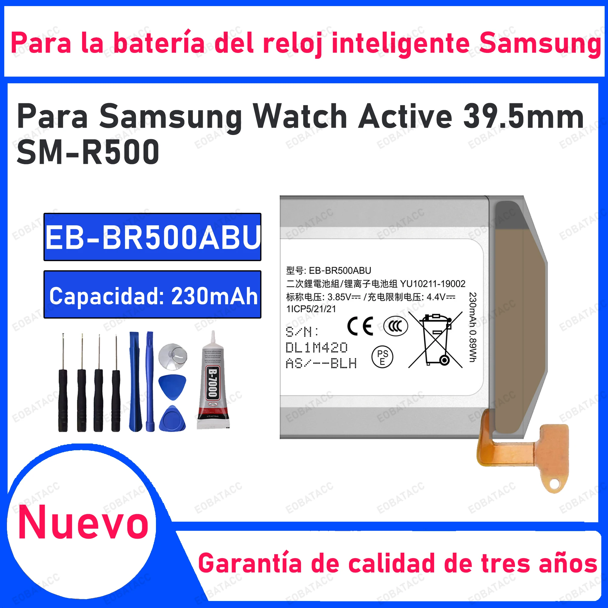 100% New 230Mah EB-…