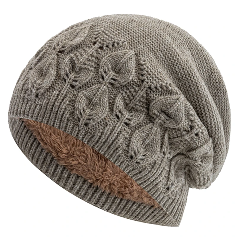 نمط جديد قبعة الشتاء موضة أفخم الفراء اصطف قبعة للرجال والنساء في الهواء الطلق ريش الطاووس الشكل قبعة الدفء قبعة الشتاء #1