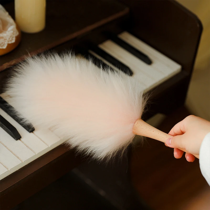 Multifunctional Wool Duster Household Removal Soft Car Piano Lamp Furniture Cleaner Brush Anti-static Duster Brush