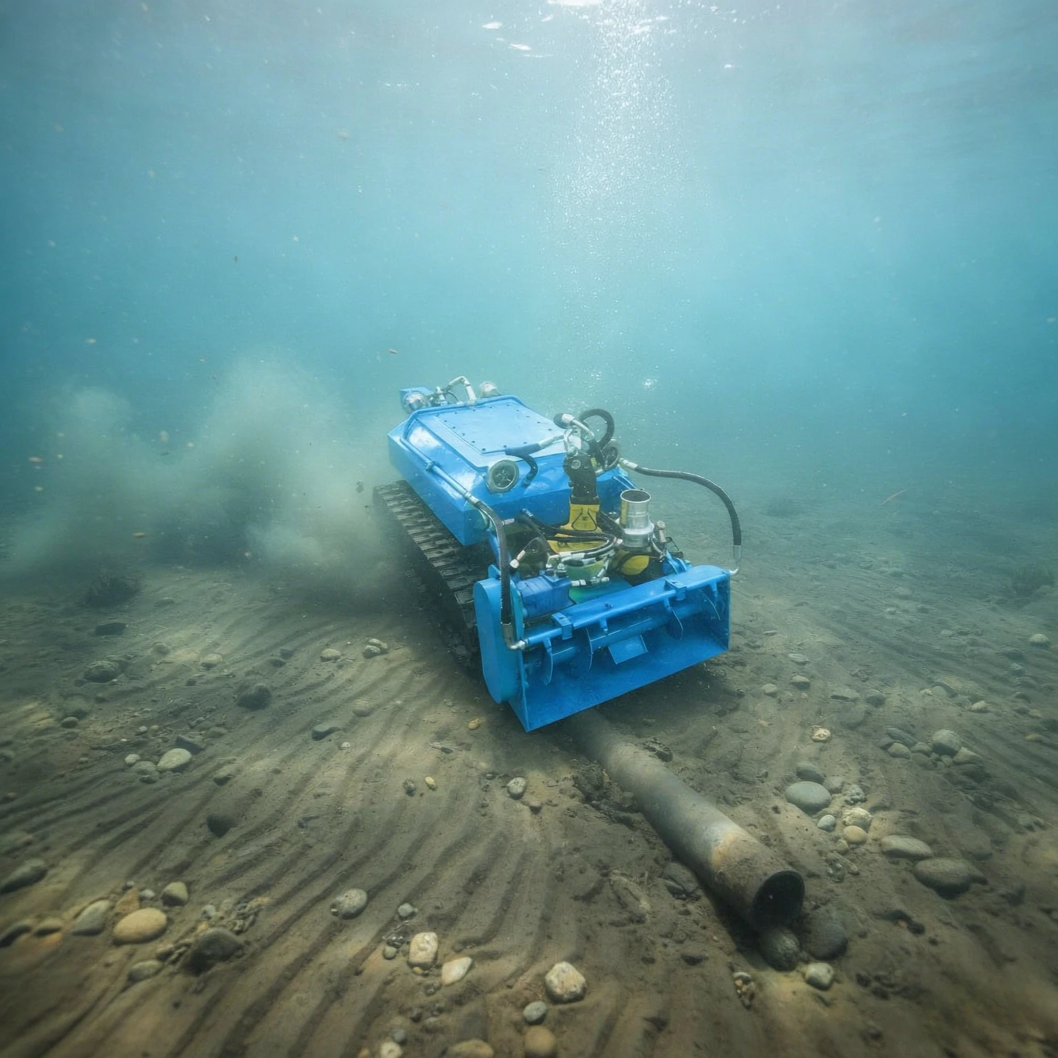 Wholesale Prices Dredging Robot River Silt Cleaning Machine Underwater Dredging Robot Application for Circulating