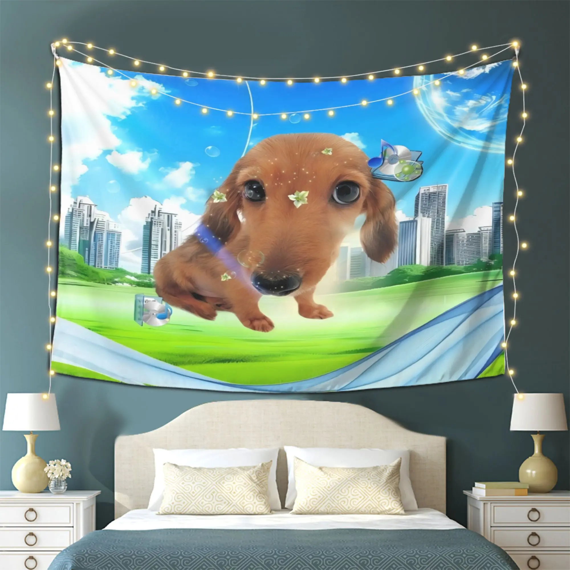 Frutiger Aero Tapestry Aesthetic Bedroom Decor Perfect Gift for All Festival Living Room Office Home Decor Print Multiple Sizes