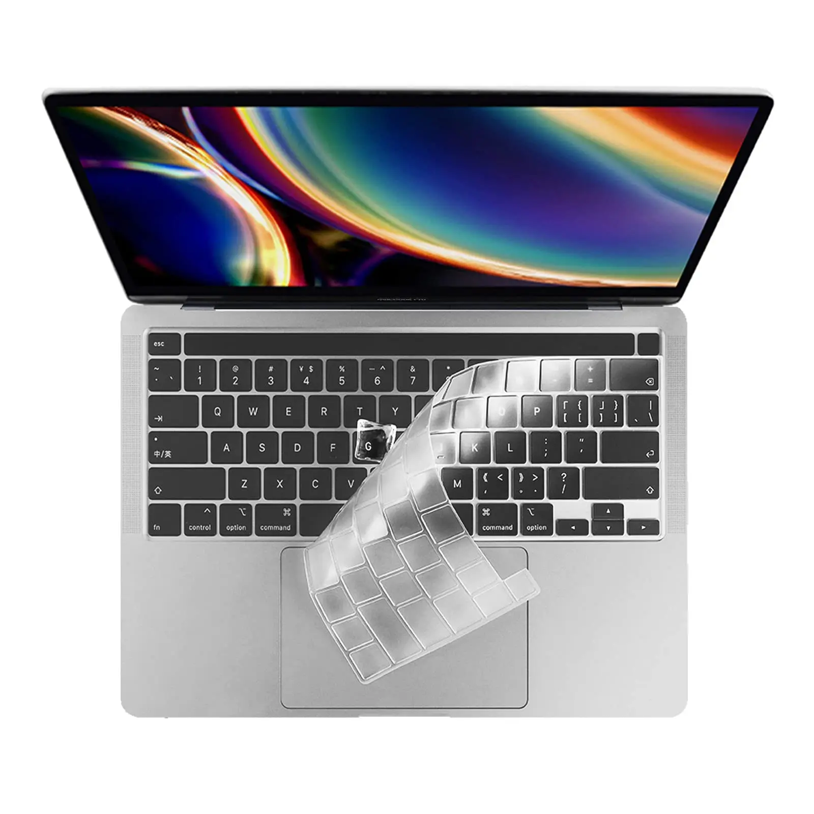 Clear Ultra Thin TPU Keyboard Cover for M2 Chip MacBook Air 13.6