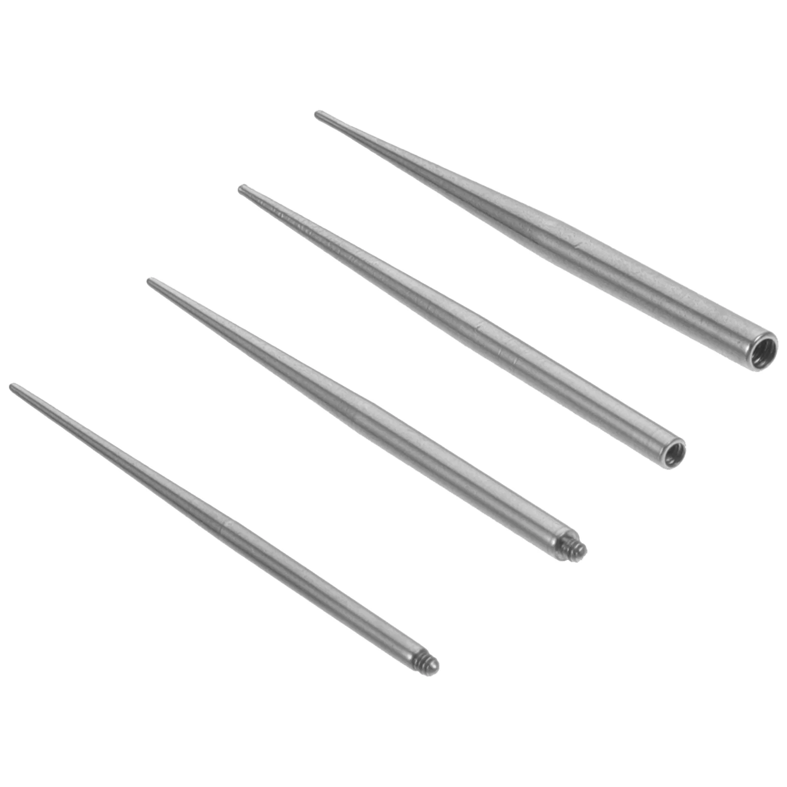 

4 Pcs Piercing Jewelry Leading Bar Metal Supplies Stud Tool Tools Accessories Stainless Steel Ear Hole