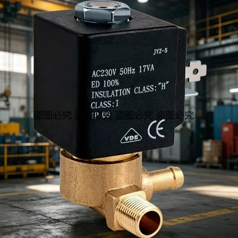 JYZ-5 2/2 Way AC 230V 50Hz G1/8 Normally Closed Solenoid Valve N/C for Gas Stream Generator