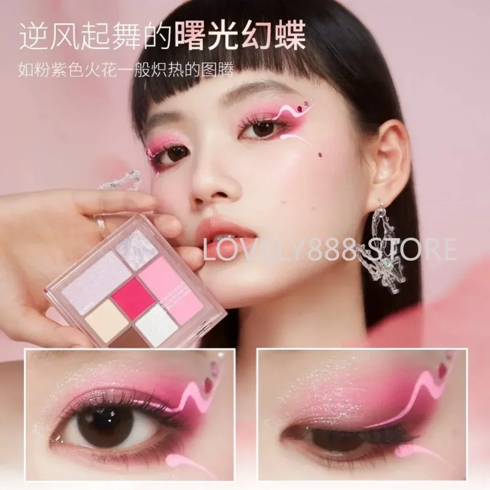 UNNY 7-color Eyeshadow Palette Blush Contouring Highlighter All-in-one Palette Smoky Makeup Daily Natural Korea Makeup Cosmetics